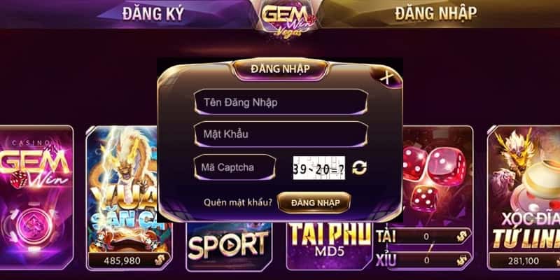 Đăng Nhập Gemwin 1 đăng nhập gemwin
