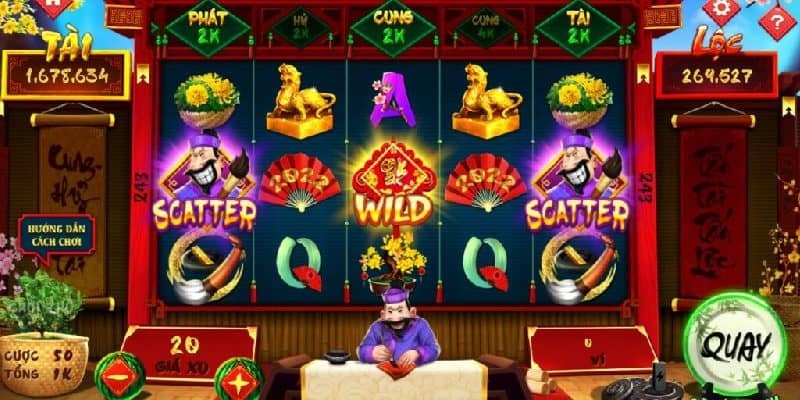 Gemwin - Game Slot Thầy Đồ Siêu Hấp Dẫn, Cơ Hội Trúng Lớn 1 Game Slot Thầy Đồ Gemwin