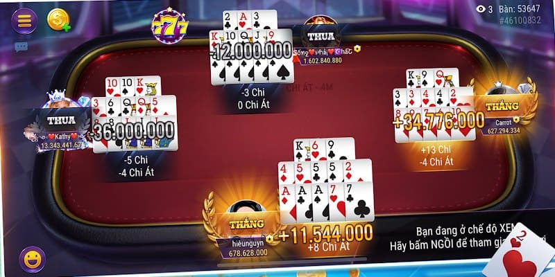Gemwin - Mậu Binh Online Đỉnh Cao, Cơ Hội Trúng Thưởng Khủng 2 Luật tính điểm khi chơi Mậu Binh Online Gemwin